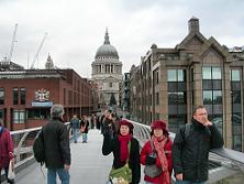Le Millenium Bridge sur la Tamise