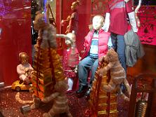 Spectacle de peluches sur Oxford street