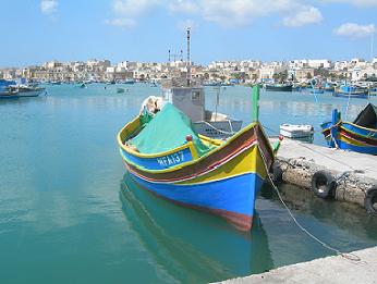 Une embarcation traditionelle maltaise