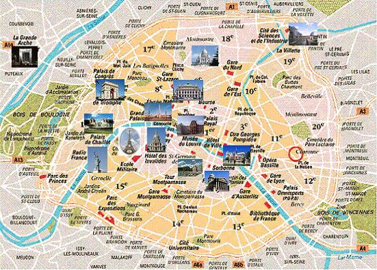 carte paris