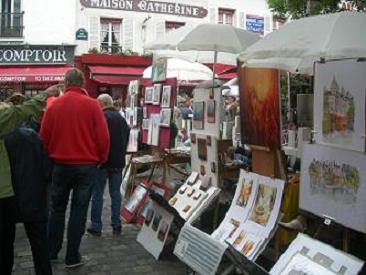 La place du Tertre et ses artistes